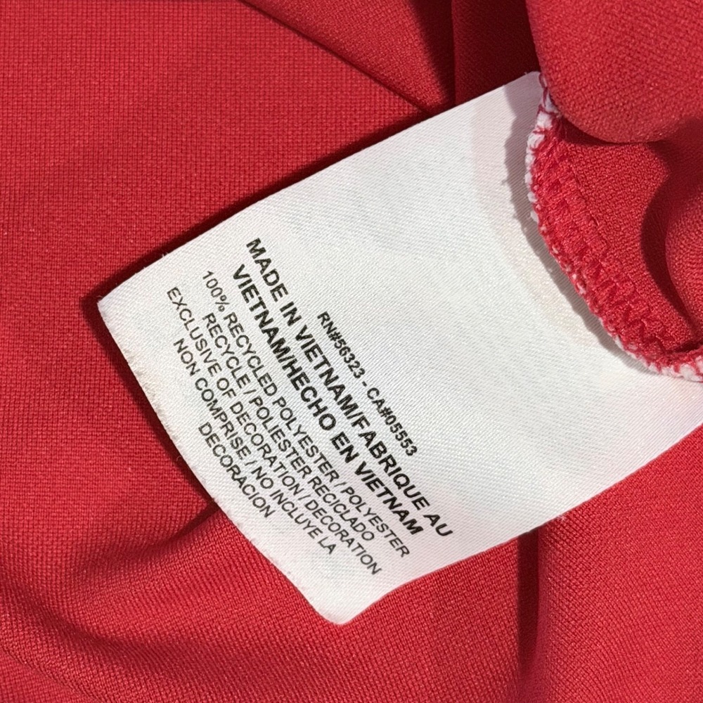 Nike Golf Polo Shirt Red Dri Fit Swoosh Logo Mens XL - Picture 7 of 9